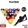 52.5mm 16 Pieces Billiard Snooker Pool Number Cue Ball