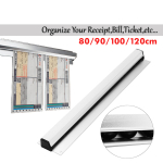 Ticket Bill Receipt Check Holder Bar Organizer 80 to 120cm