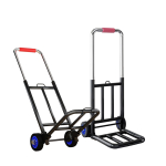 Heavy Duty 2 Rubber Wheel Foldable Extendable Hand Truck Trolley