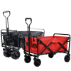 5inch 7inch Foldable Outdoor Shopping Utility Camping Trolley Wagon