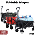 5“ Inch Foldable Outdoor Shopping Utility Camping Trolley Wagon
