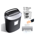 Heavy Duty Paper Shredder Cross Cut Credit Bank ID Card 12 Sheet 