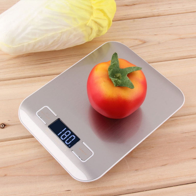 5kg Ultra Thin Digital Weight Stainless Steel Kitchen Food Scale