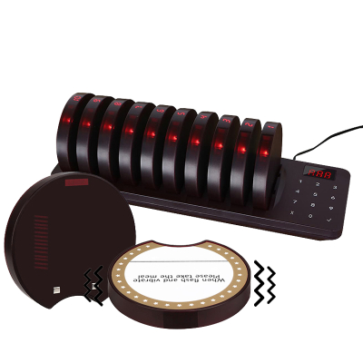 Wireless Calling Queue System Pager Buzzer Restaurant 