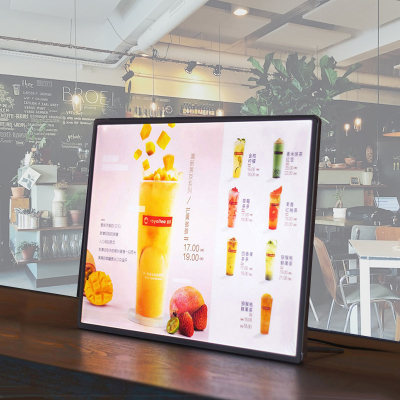 A3 A4 LED Light Menu Restaurant Display Board Stand Countertop Backlit