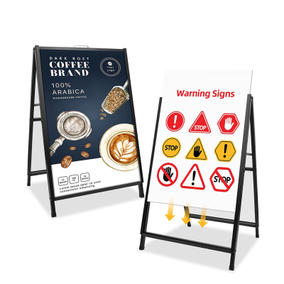 Double Side A Frame Cafe Sign Board 60X90cm Display Poster Stand