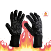 800C 1472F Heat Resistant Glove BBQ Fireproof Black Glove (1 piece)