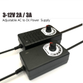 3-12V 2A  or 3A  Adjustable Power Adapter DC No Display Voltage