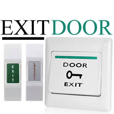 8.6cm Large Door Exit Push Button Switch For Access Control System