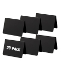 20 Piece 100x75mm Mini Chalkboard Blackboard Table Sign Price Tag