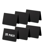 20 Piece 100x75mm Mini Chalkboard Blackboard Table Sign Price Tag