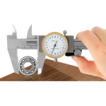 6 Inch 150mm Dial Caliper Vernier Metal Stainless Steel Measurement