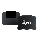 2 PCS Basket Labels Clip on Tag Removable Blackboard Chalkboard