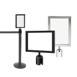 A4 Queue Pole Stand Display Board Frame Signage Vertical Horizontal