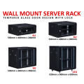 4U 6U 9U 12U 19 Inch Network Cabinet Wall Mount Server Rack 530mm