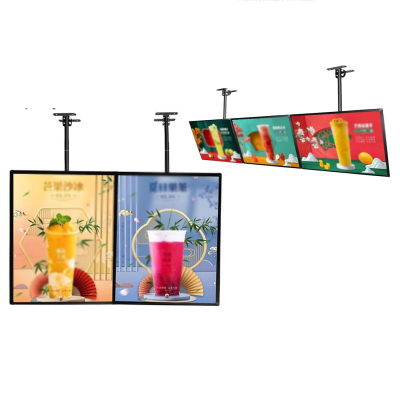 LED Cafe Menu Board Hanging Display Light box Signboard Lampu