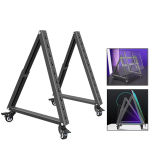 32-70 inch Portable Floor Rolling TV Trolley Stand Bracket Adjustable