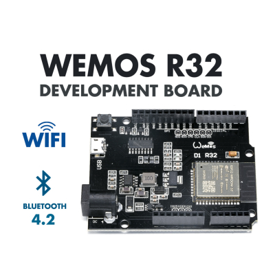 WEMOS D1 ESP32 R32 Development Board ESP32 WiFi + Bluetooth WEMOS D1 ESP32 R32 Development Board ESP32 WiFi + Bluetooth