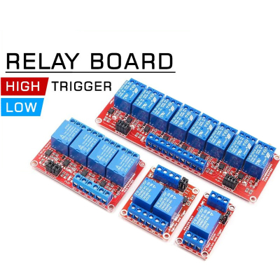 1/2/4/8 Channel Relay Module 5V ActiveHigh-Low Trigger(Terminal Block)