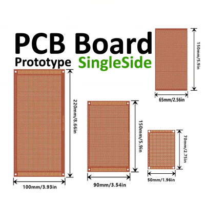 Donut board Perf Bread board Prototype PCB Circuit Single Side Donut board Perf Bread board Prototype PCB Circuit Single Side