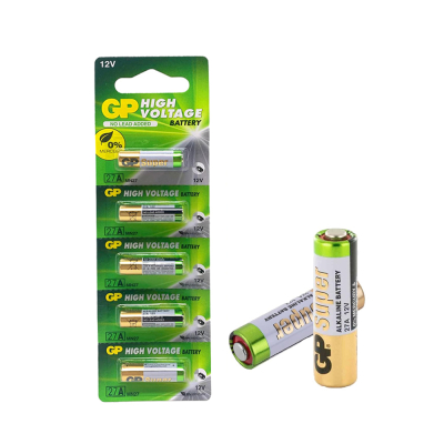 (5 Pcs) GP 12V High Voltage Super Alkaline Battery 27A Remote Control