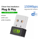 150Mbps 2.4G Mini USB Wifi 4 Receiver Antenna Wireless Adapter Network