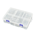 2 Layer 8 Compartment Detachable Divider Organizer Storage Plastic Box