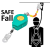 Heavy Duty Retractable Safety Belt Fall Arrester Fall Protector 5M/10M