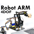 4 DOF Robotic Arm Acrylic Un-assemble  Arm-only