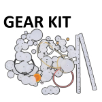75pcs Plastic Gear Kits for Tech DIY Model Toys Cars Ships Robots