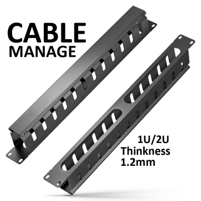 1U 2U Cable Management for Server Rack 19 Inch 1.2mm Thickness + Screw 1U 2U Cable Management for Server Rack 19 Inch 1.2mm Thickness + Screw