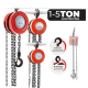 1T 2T Heavy Duty Chain Block Lifting 3 Meter HS-type Hoist Rantai Besi