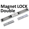 280kg 12V Double Magnetic Lock 600lbs Electronic Glass Door Access