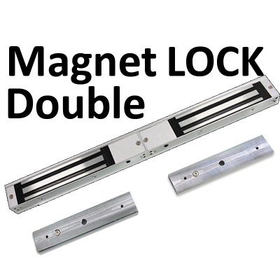 280kg 12V Double Magnetic Lock 600lbs Electronic Glass Door Access
