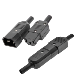IEC C14 to C13 Adapter 3 Pin 10A 250V Inline Power Connector