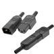 IEC C14 to C13 Adapter 3 Pin 10A 250V Inline Power Connector