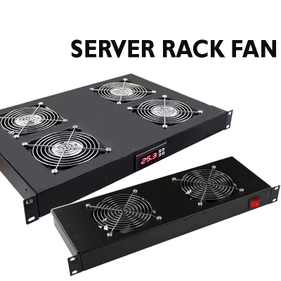 1U Heavy Duty Ventilation Fan Cooling System Server Rack 19 inch