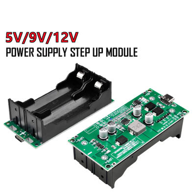 UPS Power Supply Step Up Module 18650 Battery to 12V 9V 5V