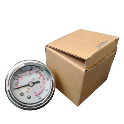 Water Filter Pressure Oil Meter Pressure Gauge 40mm 50mm SUS 304