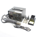 SAIKE 852D++ Digital Soldering Iron Hot Air Gun Rework Station