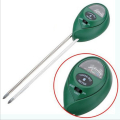 3 in 1 Soil Light Moisture PH Tester Meter (Round)