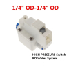 High pressure switch for pump ro water fitlers 1/4" 24v (stock)