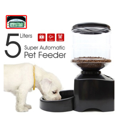 Pet Food Dispenser Medium Capacity Automatic Pet Feeder 5.5L