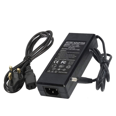 12V 8A 96W DC Power Supply Adapter STABLE CCTV Camera 12V 8A 96W DC Power Supply Adapter STABLE CCTV Camera