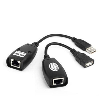 USB Extension Extender Adapter To 150 feet Using CAT5 RJ45 LAN Cable