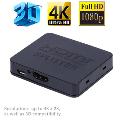 HDMI Splitter Full HD  4K 3D 1 in 2 out 1080p Video 1X2 (2041)