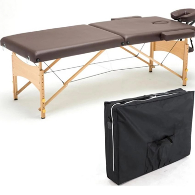High Grade PU Leather Portable Folding Massage Bed Table 