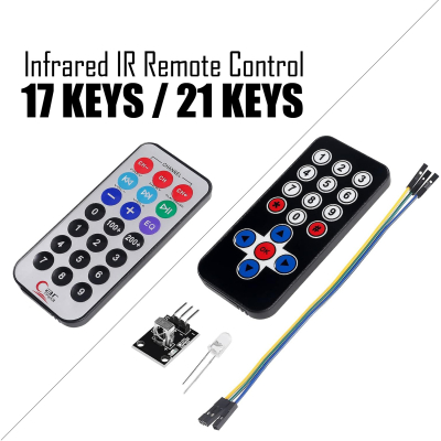 HX1838 Remote Control Infrared IR Module Kit Robotic Arduino Rasberry HX1838 Remote Control Infrared IR Module Kit Robotic Arduino Rasberry