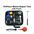 16 Pieces Watch Repair Tool Kit With Carry Case Pouch (2119)