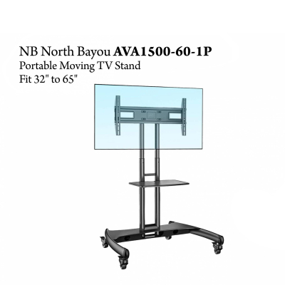 NB 32 to 65 Inch Portable TV Trolley Stand Mount Bracket AVA1500-60-1P